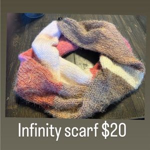 Handmade infinity scarf
